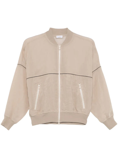 Organza Bomber Jacket