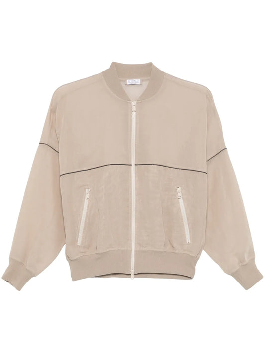 Organza Bomber Jacket