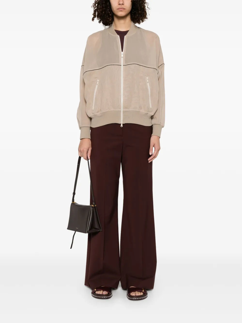 Organza Bomber Jacket