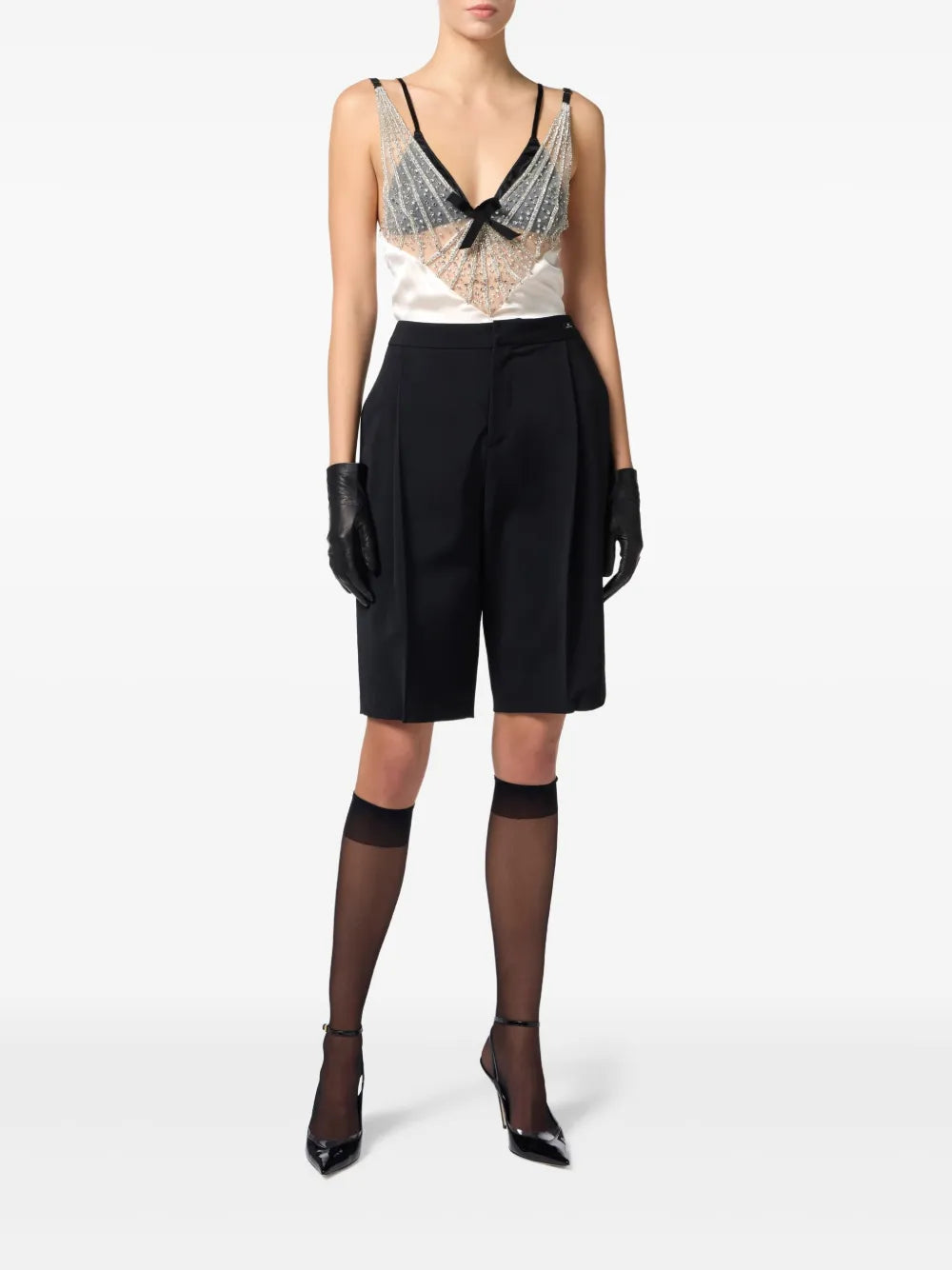 Knee-Length Tailored Shorts