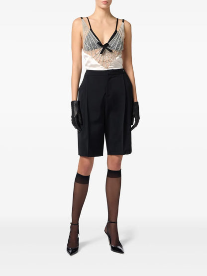 Knee-Length Tailored Shorts