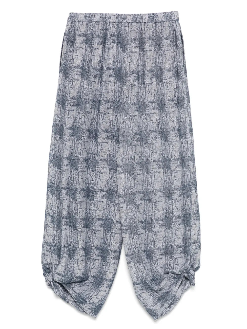 Patterned-Jacquard Trousers