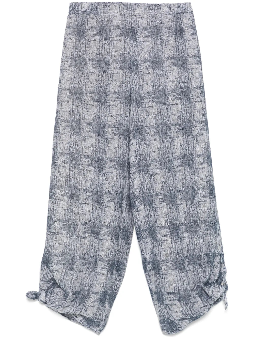 Patterned-Jacquard Trousers