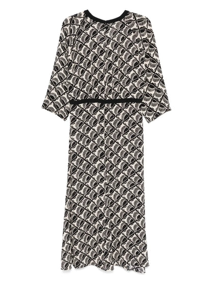 Printed Midi Dress