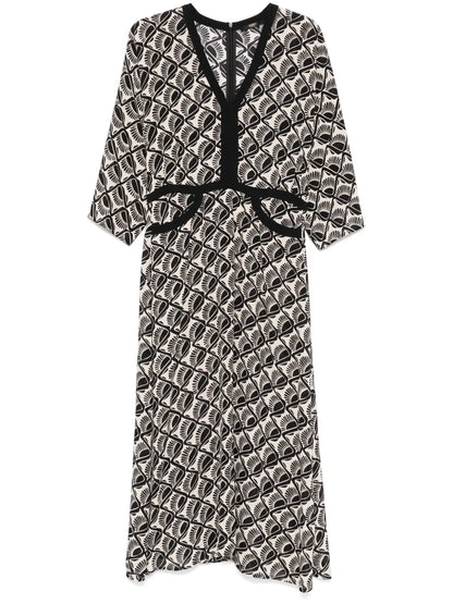 Printed Midi Dress