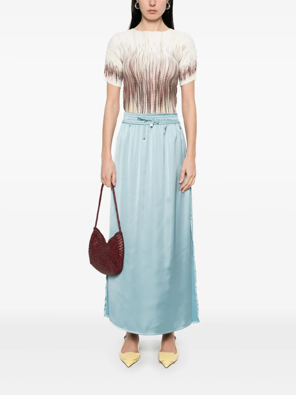 Satin Maxi Skirt
