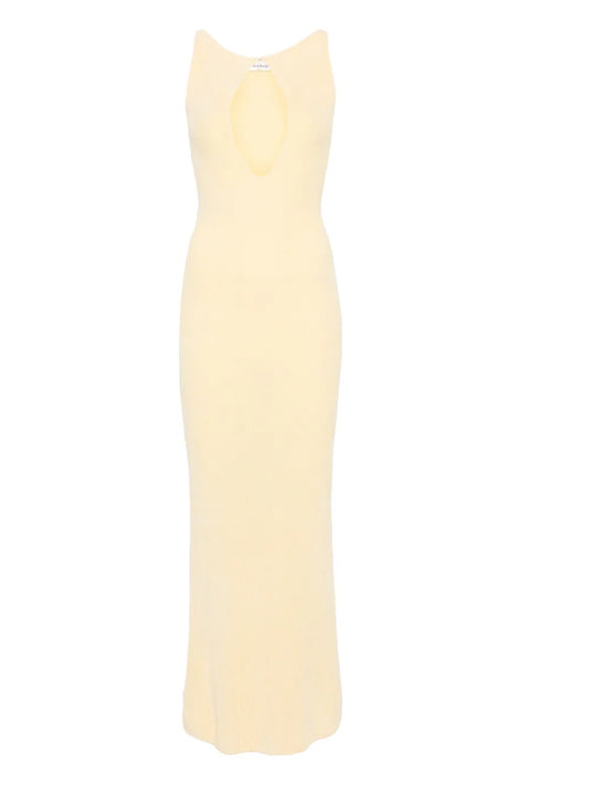 Ribbed-Knit Maxi Dress