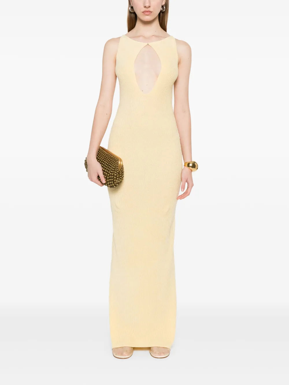 Ribbed-Knit Maxi Dress