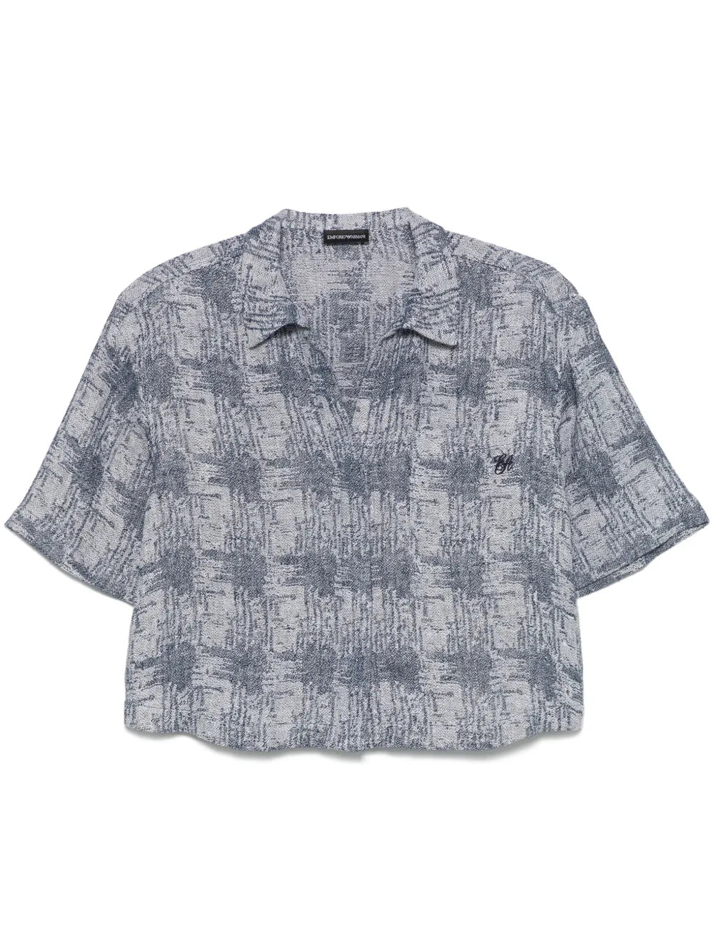 Patterned-Jacquard Shirt