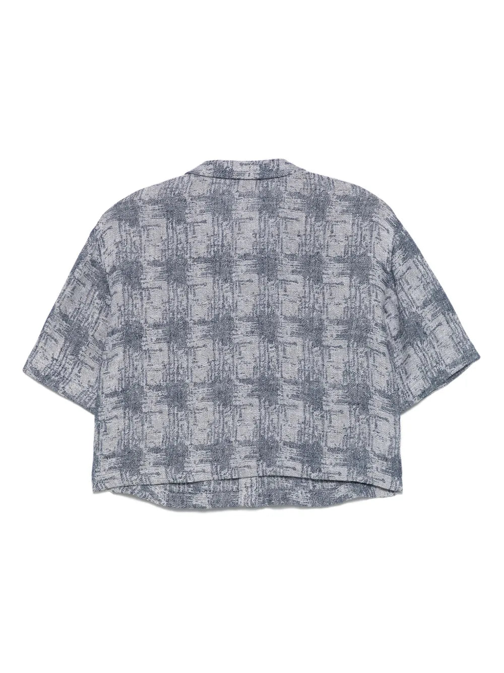 Patterned-Jacquard Shirt