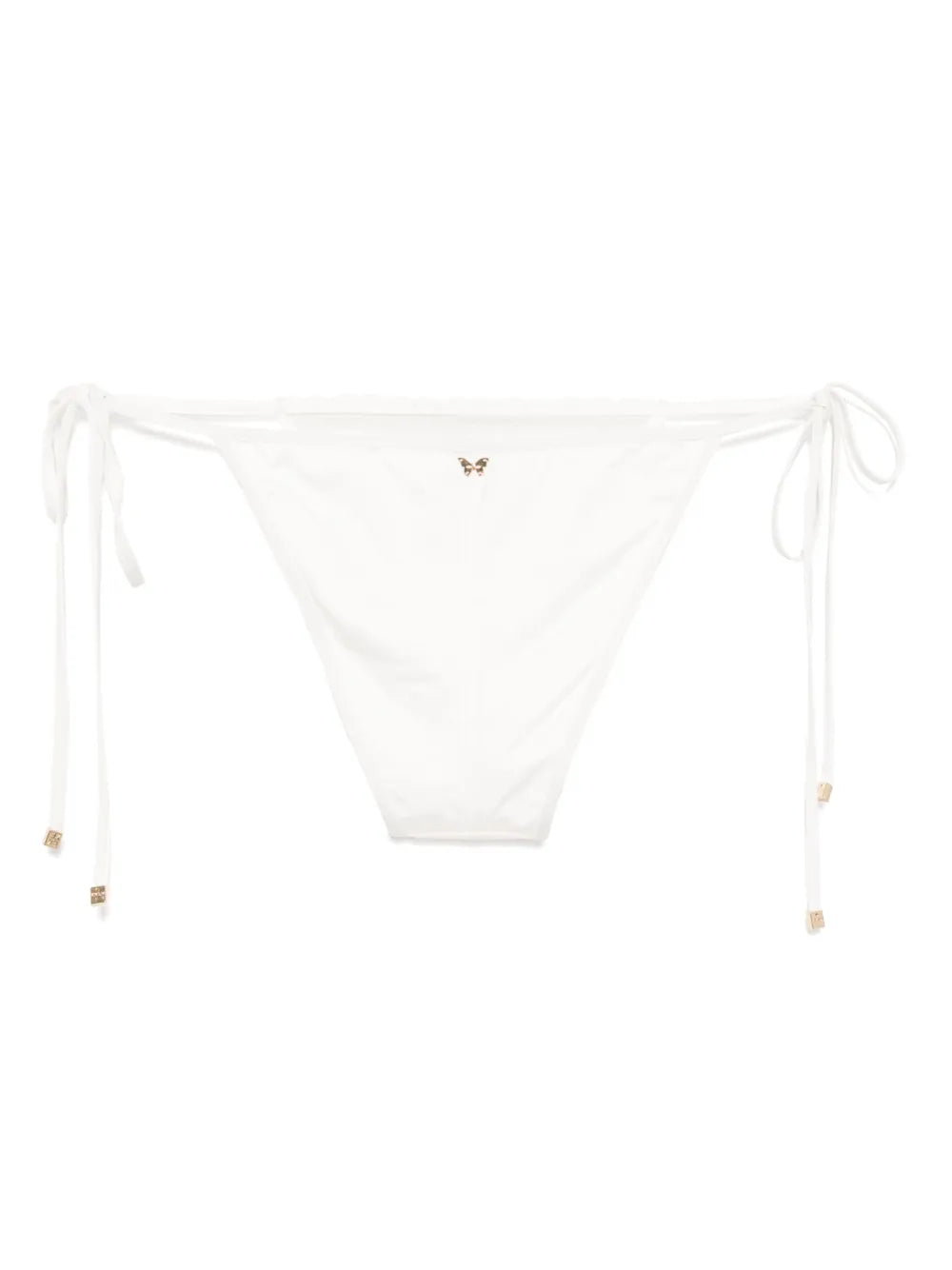 Lace Inset String Bikini Bottom