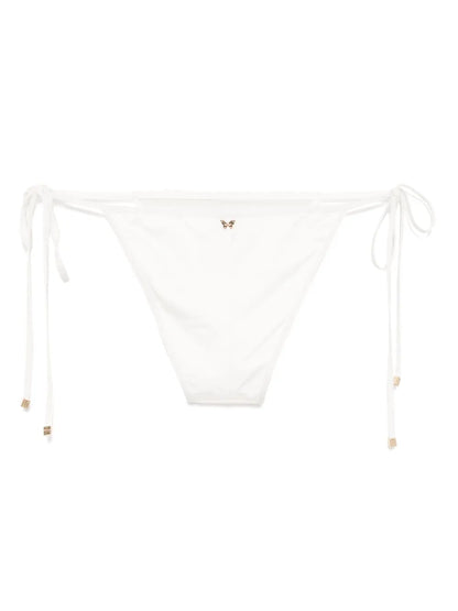 Lace Inset String Bikini Bottom