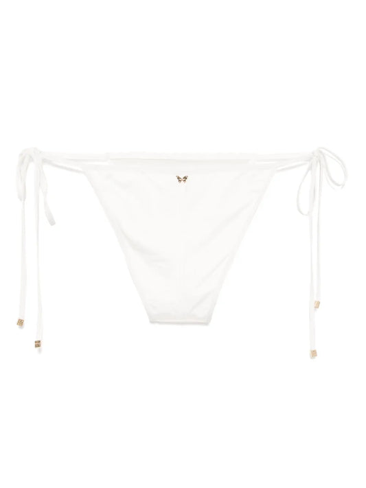 Lace Inset String Bikini Bottom