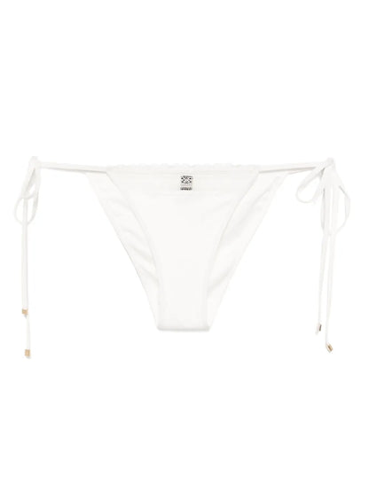 Lace Inset String Bikini Bottom