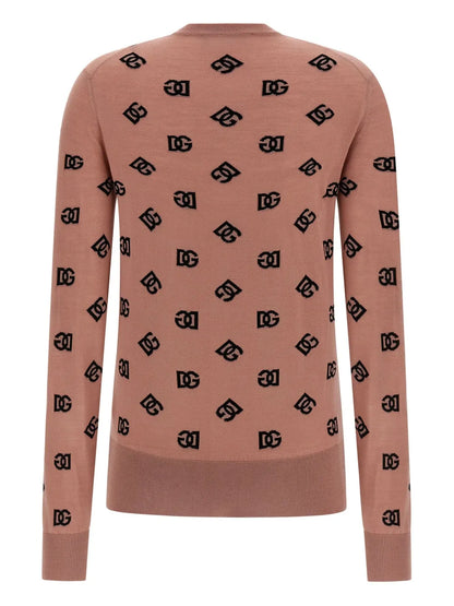 Logo-Print Cardigan