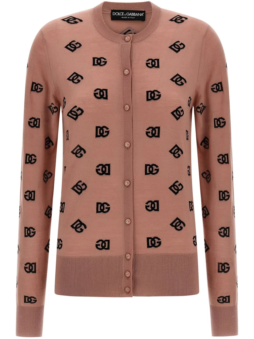Logo-Print Cardigan