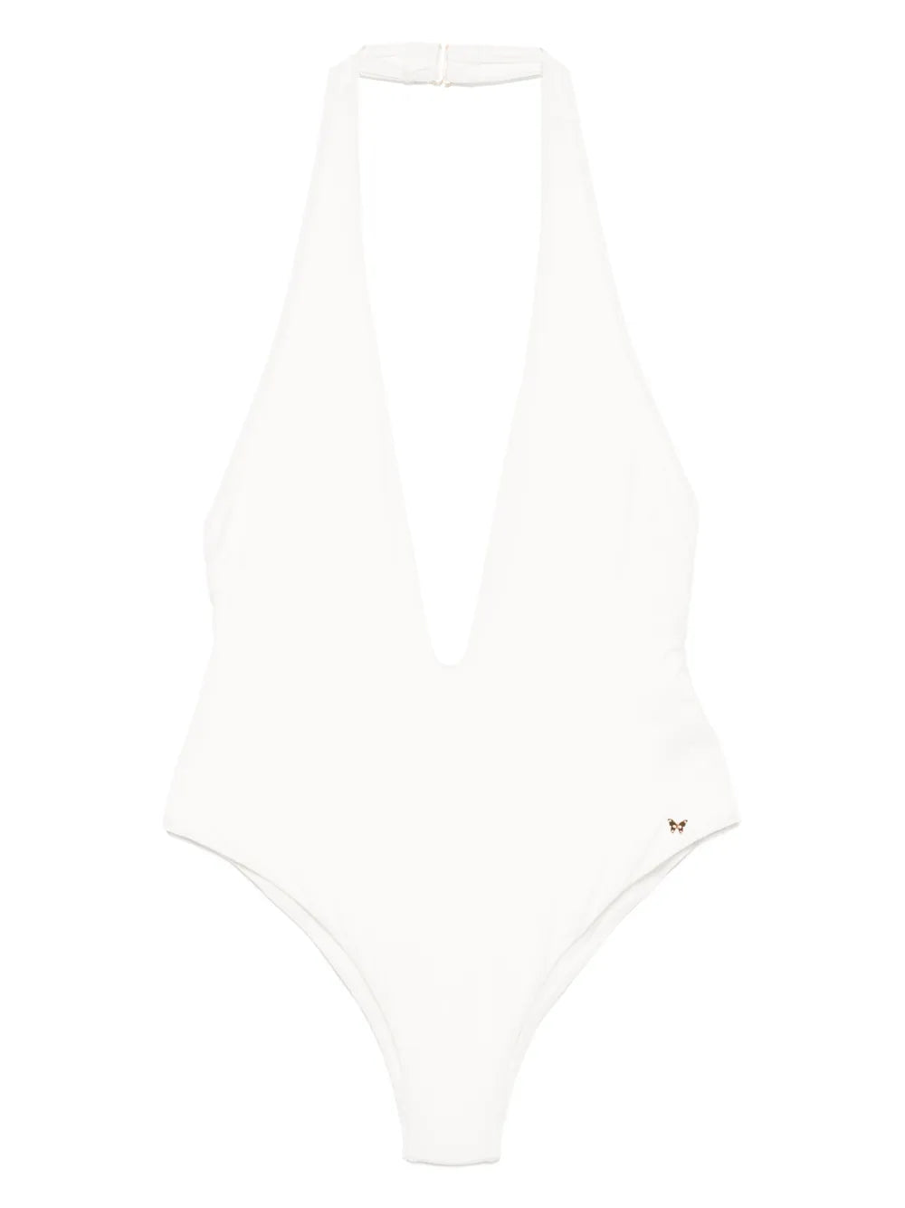 Echauffe Swim Halter Plunge One Piece