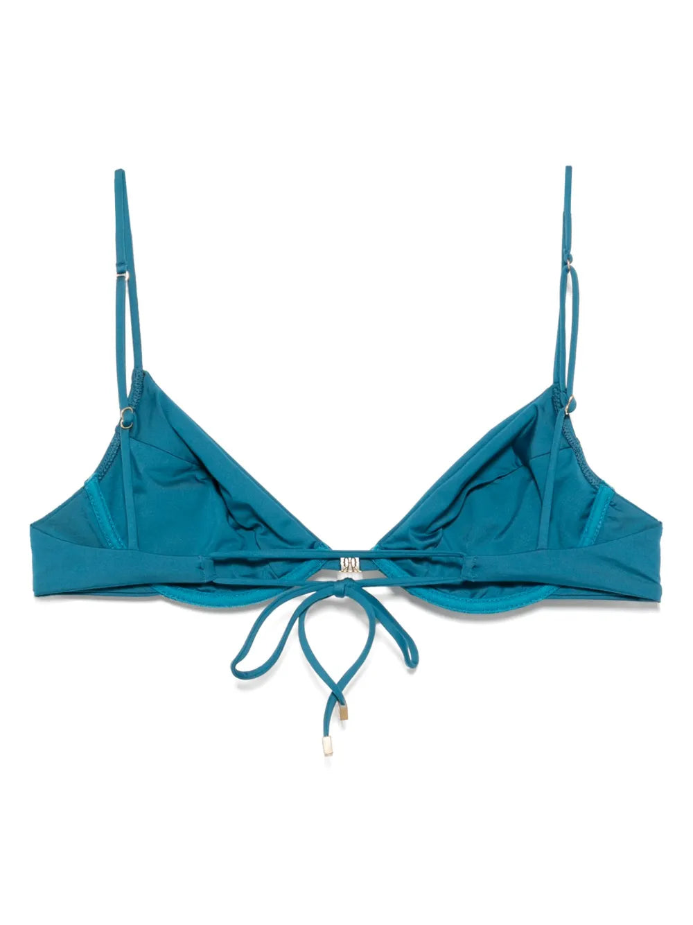 Lace-Up Demi Bikini Top
