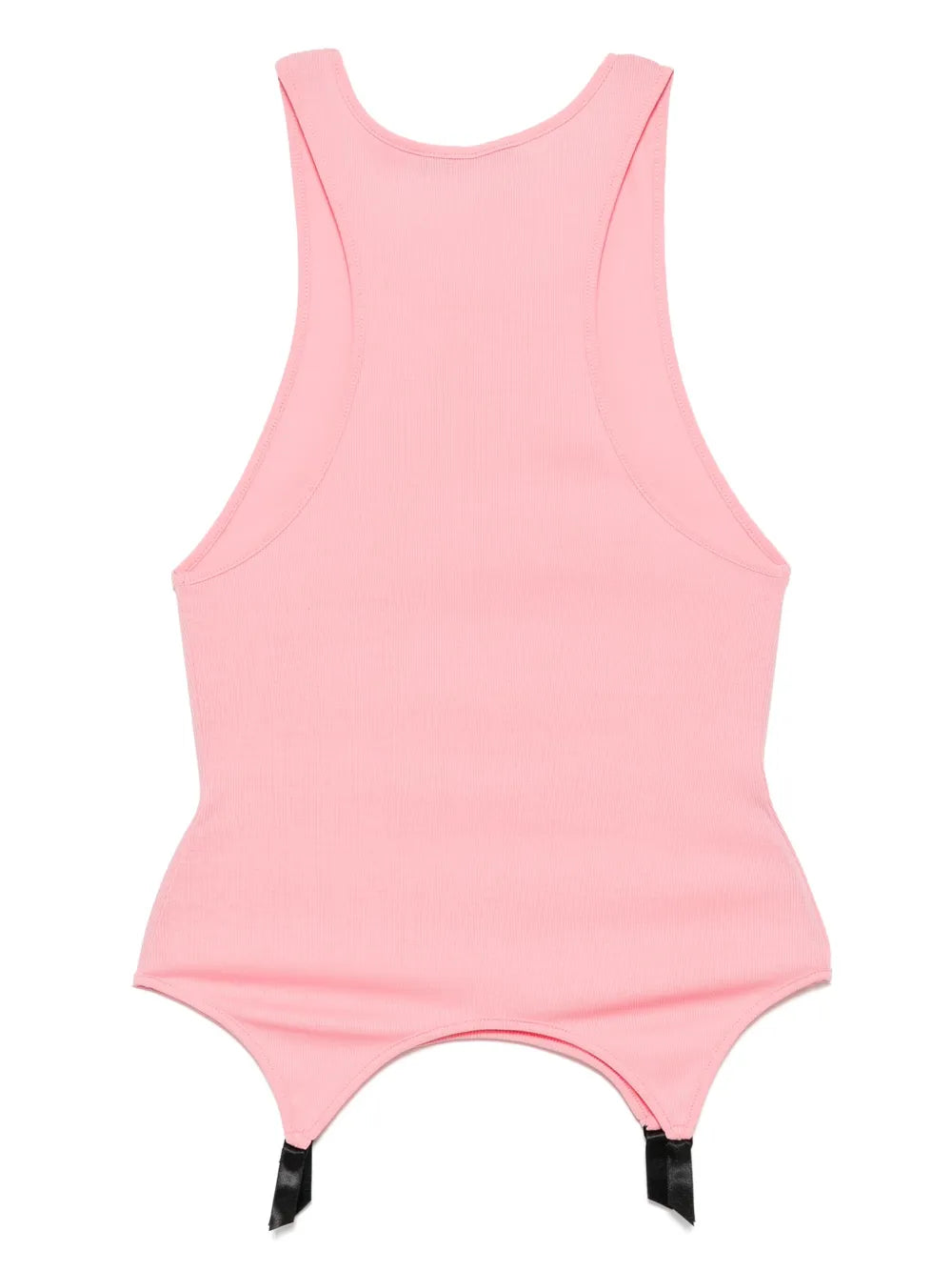 Le Boy Ribbed Garther Tank Top