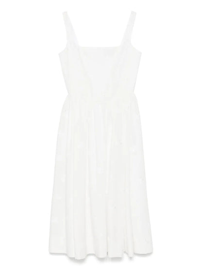 Embroidered Midi Dress