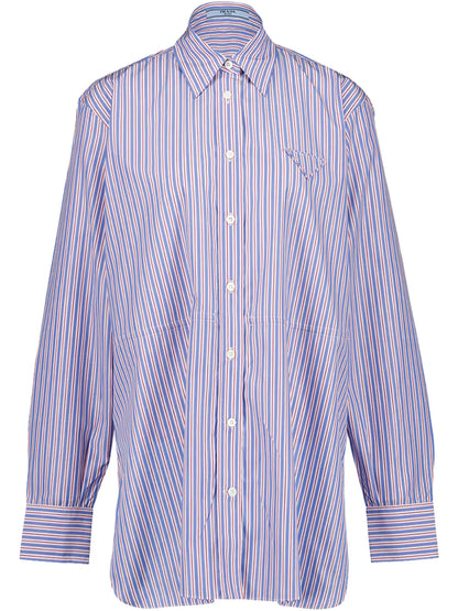 Striped Poplin Shirt