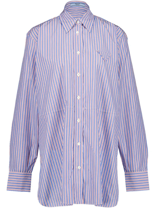 Striped Poplin Shirt