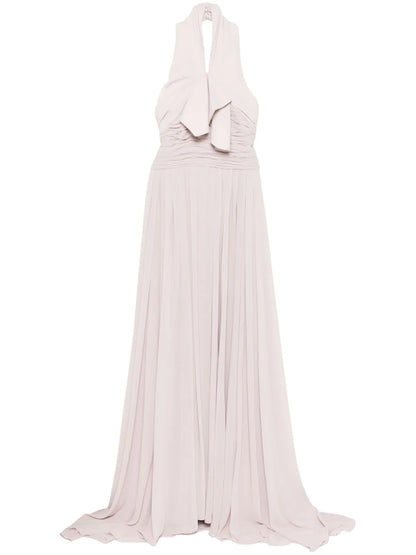 Crepe Long Dress