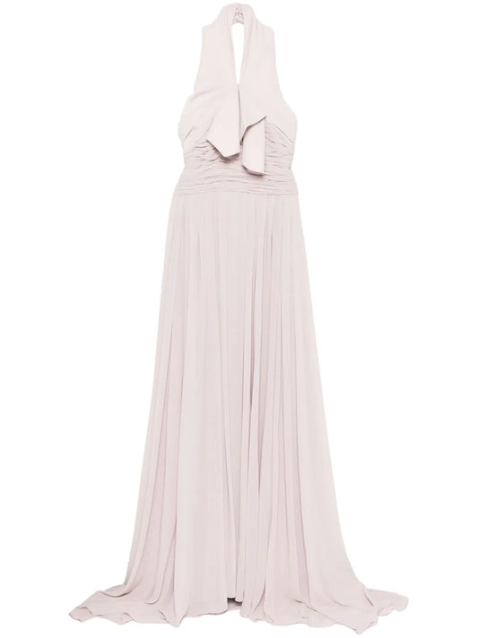 Crepe Long Dress