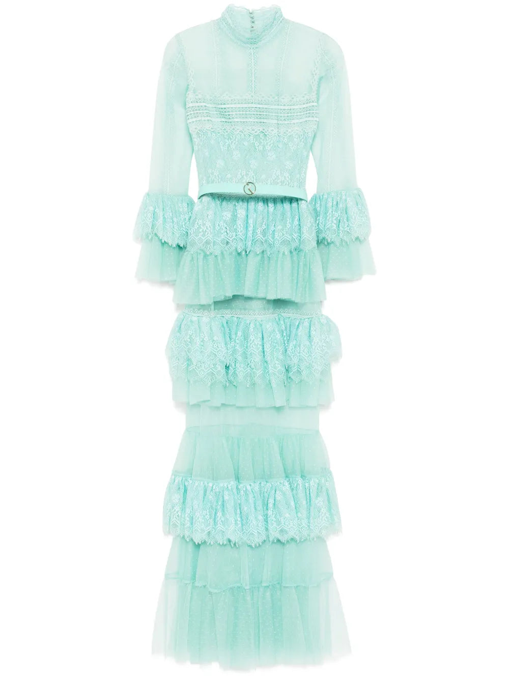 Ruffled Lace Dress