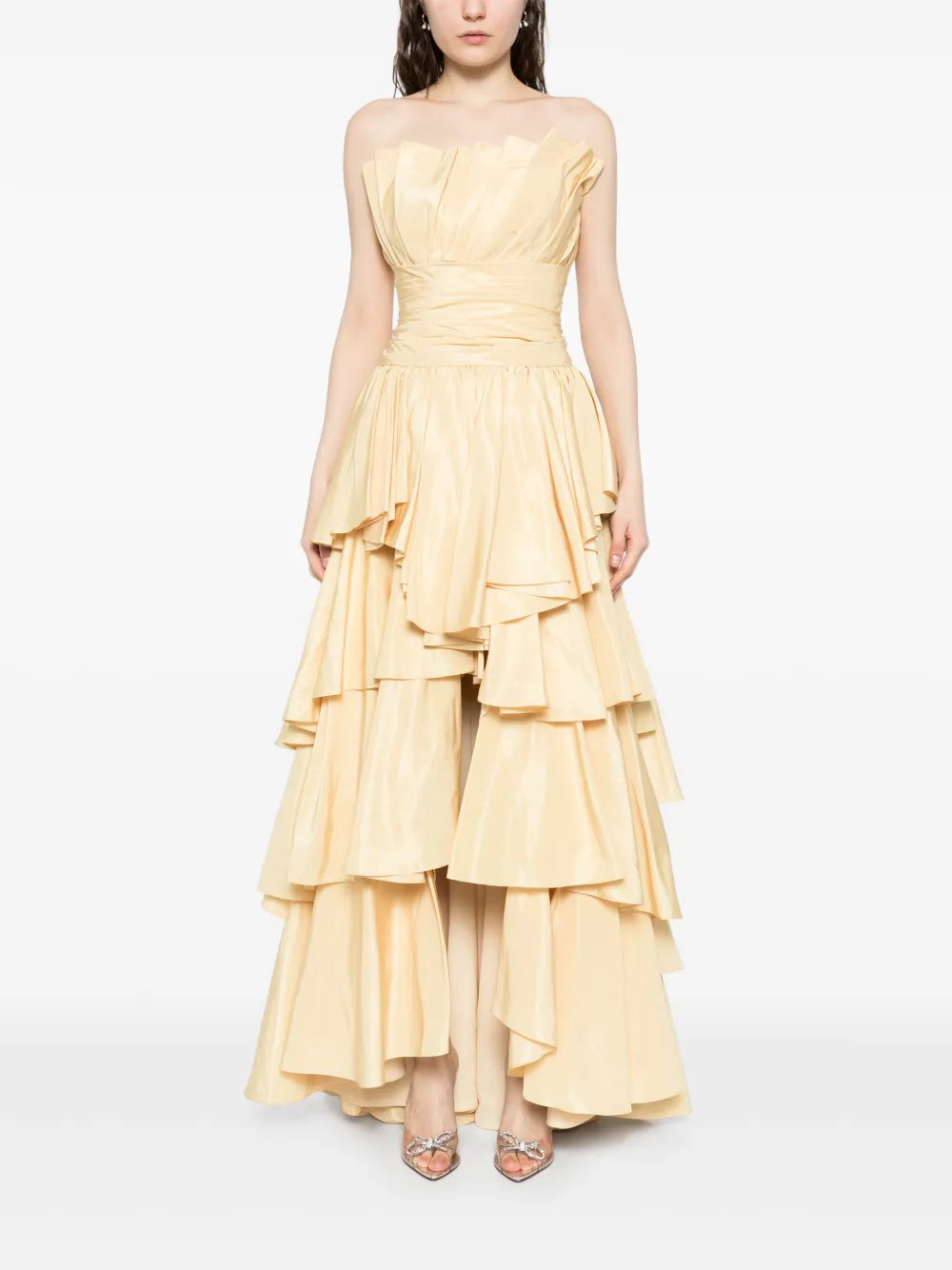 Layered Taffeta Dress