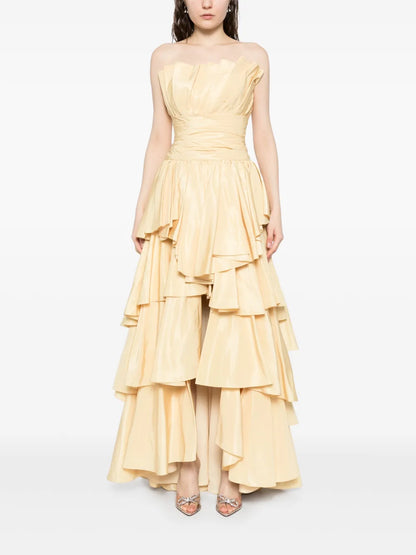 Layered Taffeta Dress