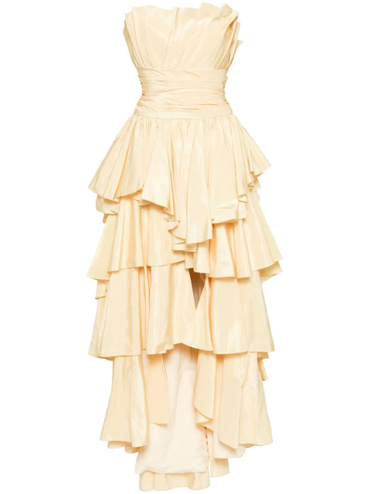 Layered Taffeta Dress