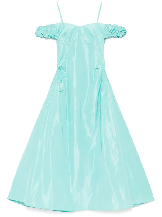 Midi Taffeta Dress