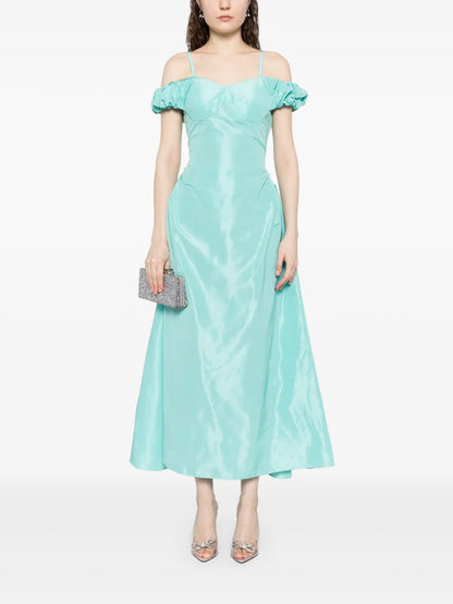 Midi Taffeta Dress