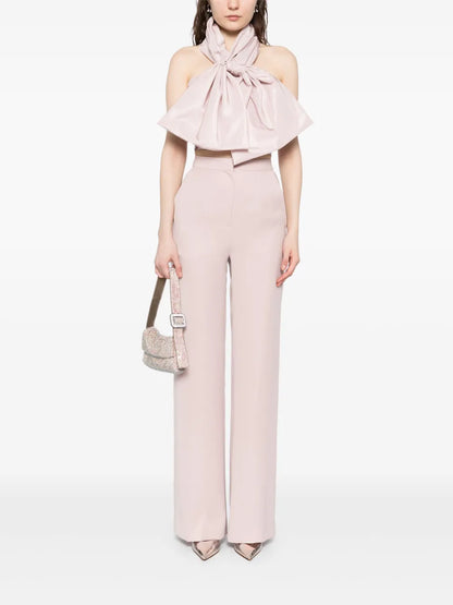 Strapless Draped Bow Set