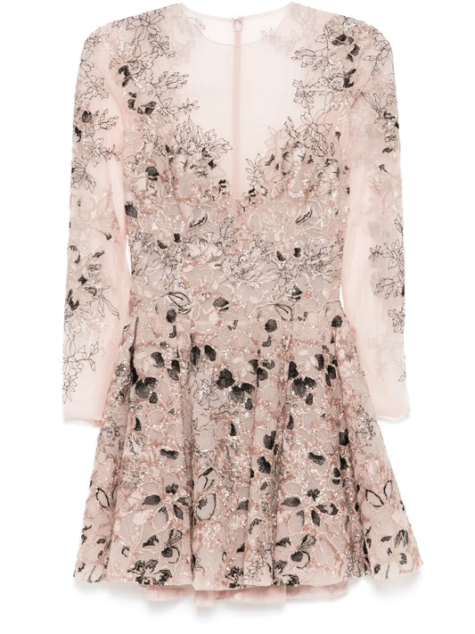 Embroidered Short Dress