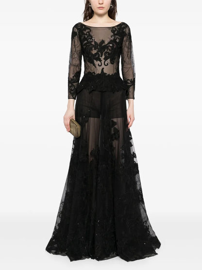 Embroidered Long Dress