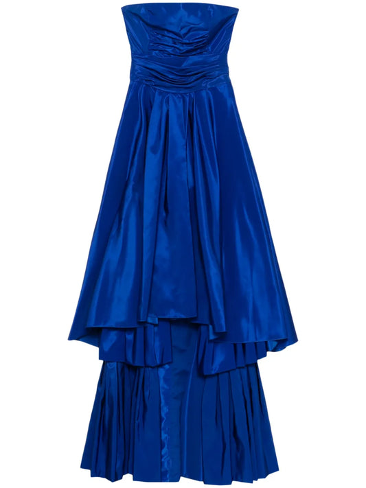 Strapless Taffeta Dress