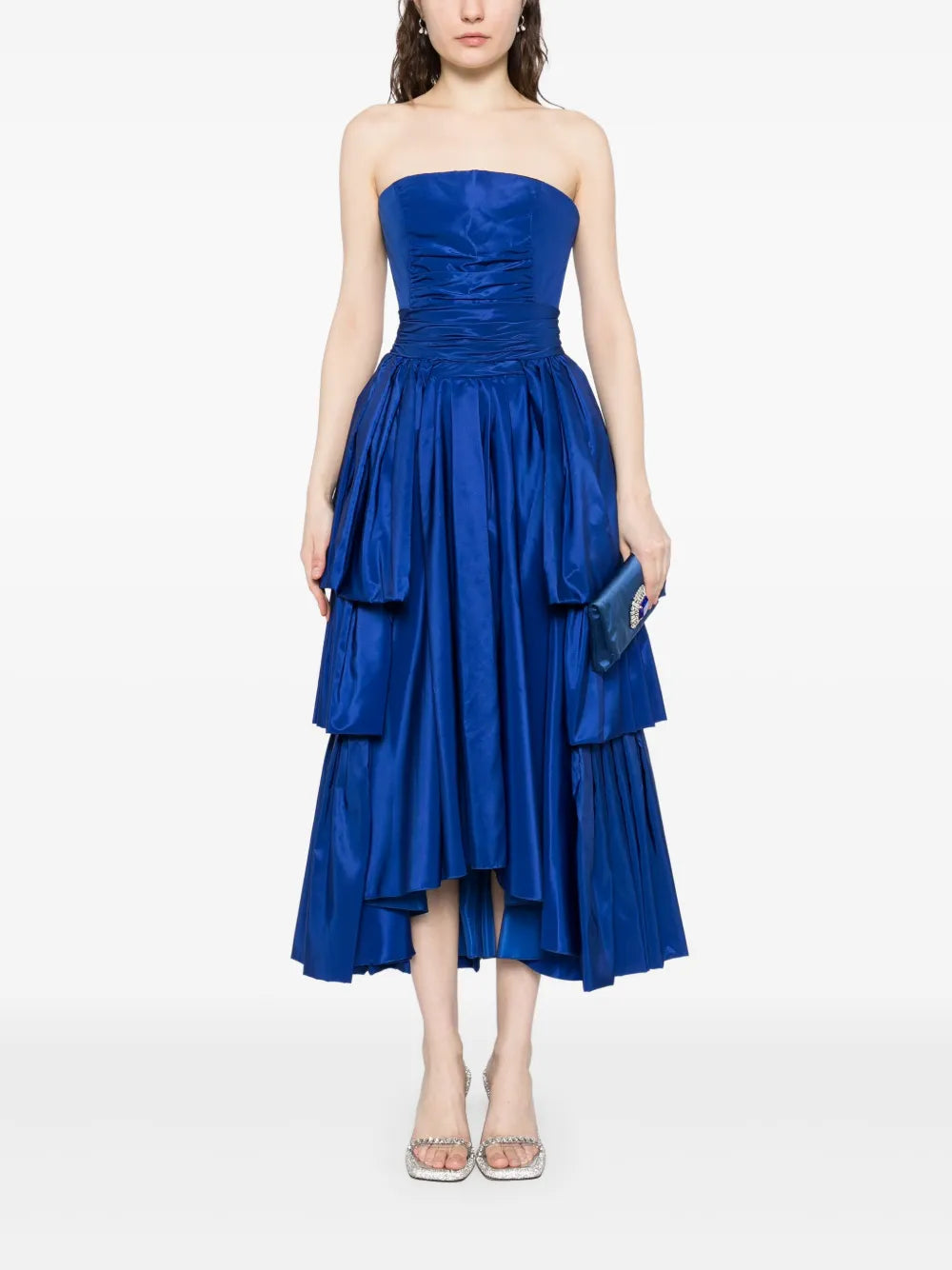 Strapless Taffeta Dress