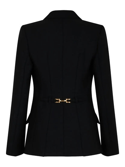 Notched Lapels Blazer