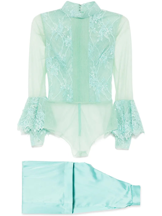 Lace Bodysuit With Coco Pants