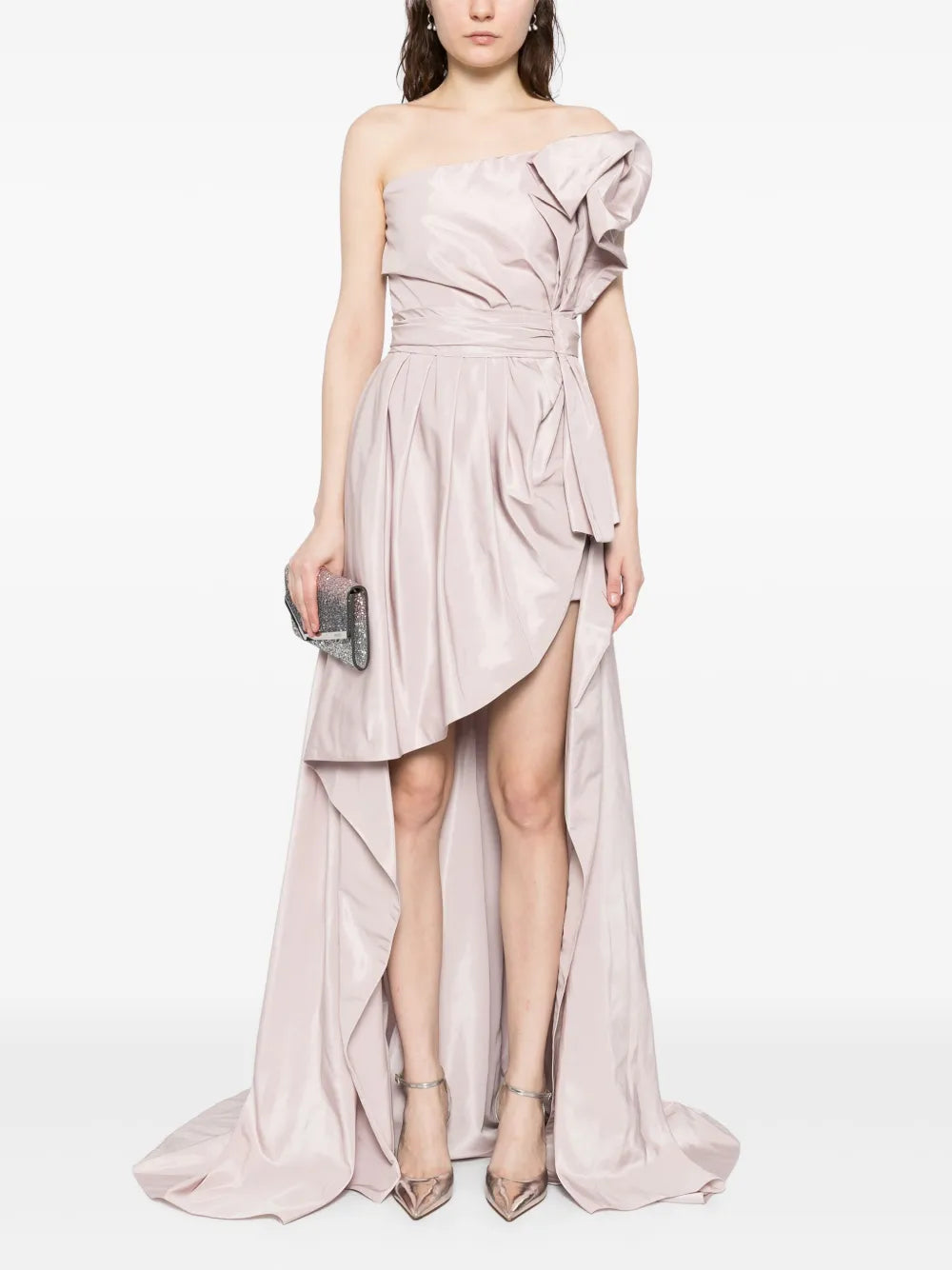 Strapless Taffeta Dress