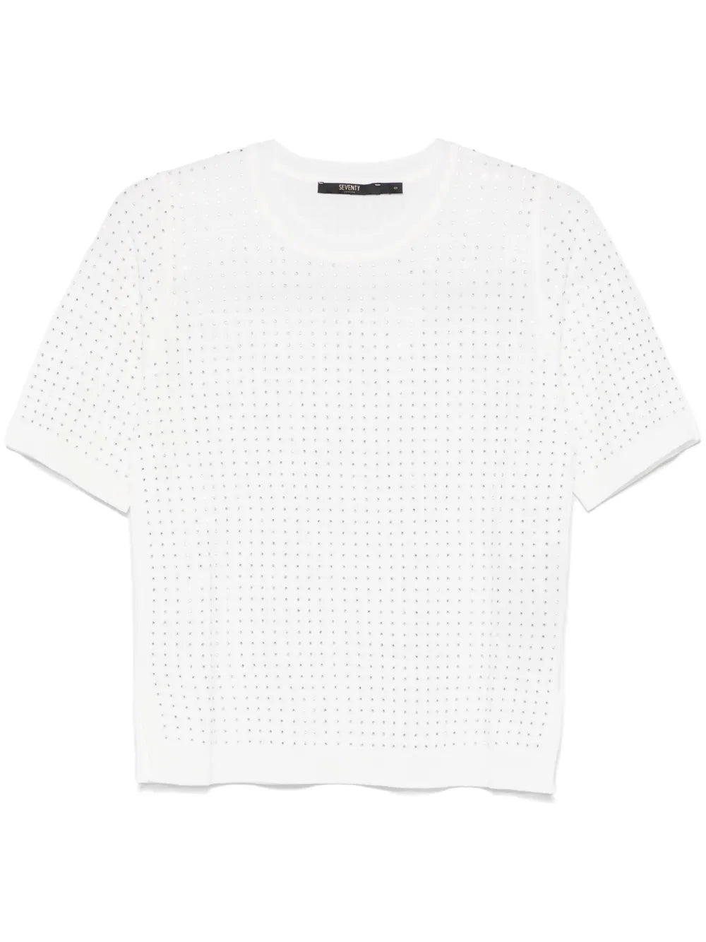 Rhinestone-Embellished T-Shirt