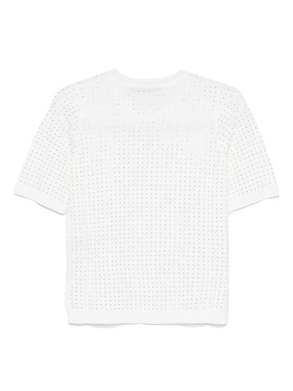 Rhinestone-Embellished T-Shirt