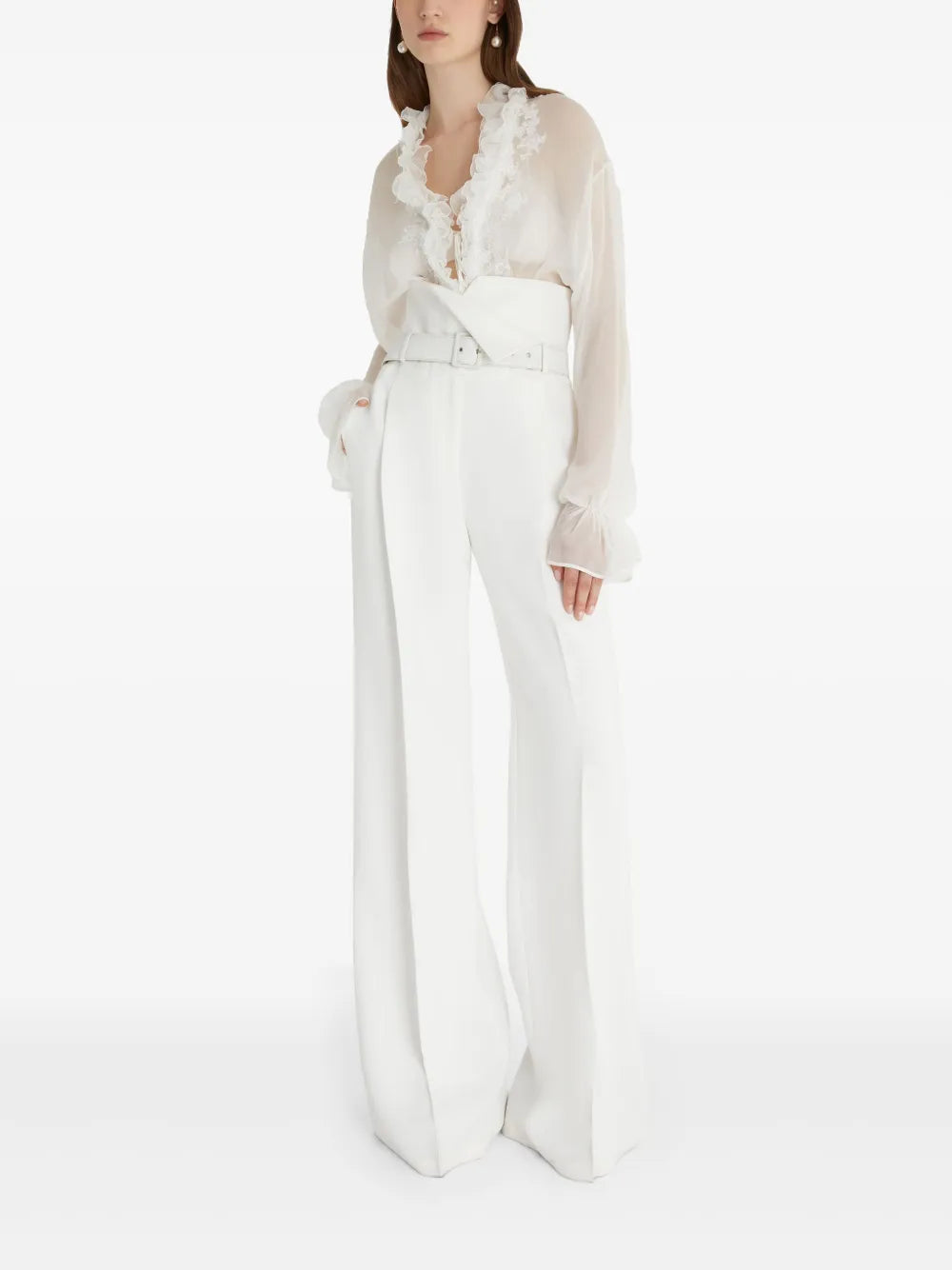 Belted Palazzo Pants