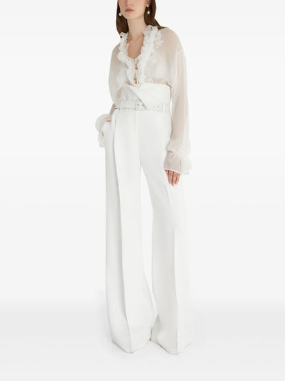 Belted Palazzo Pants