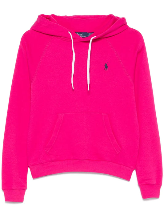 Polo Pony-Embroidered Cotton Hoodie
