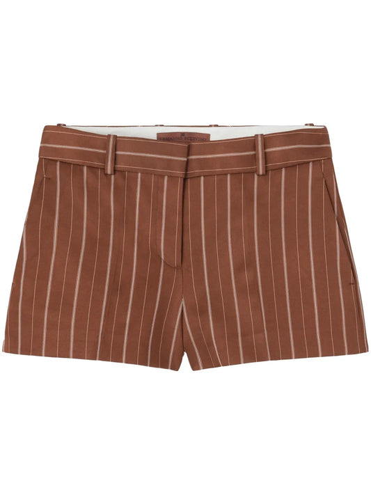 Pinstriped Shorts