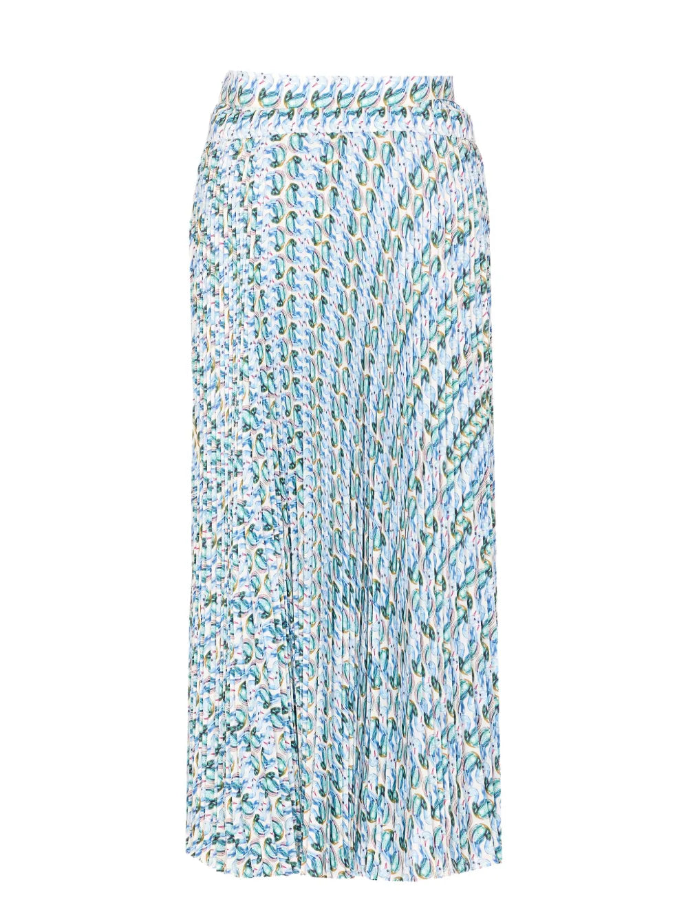 Abstract-Print Maxi Skirt
