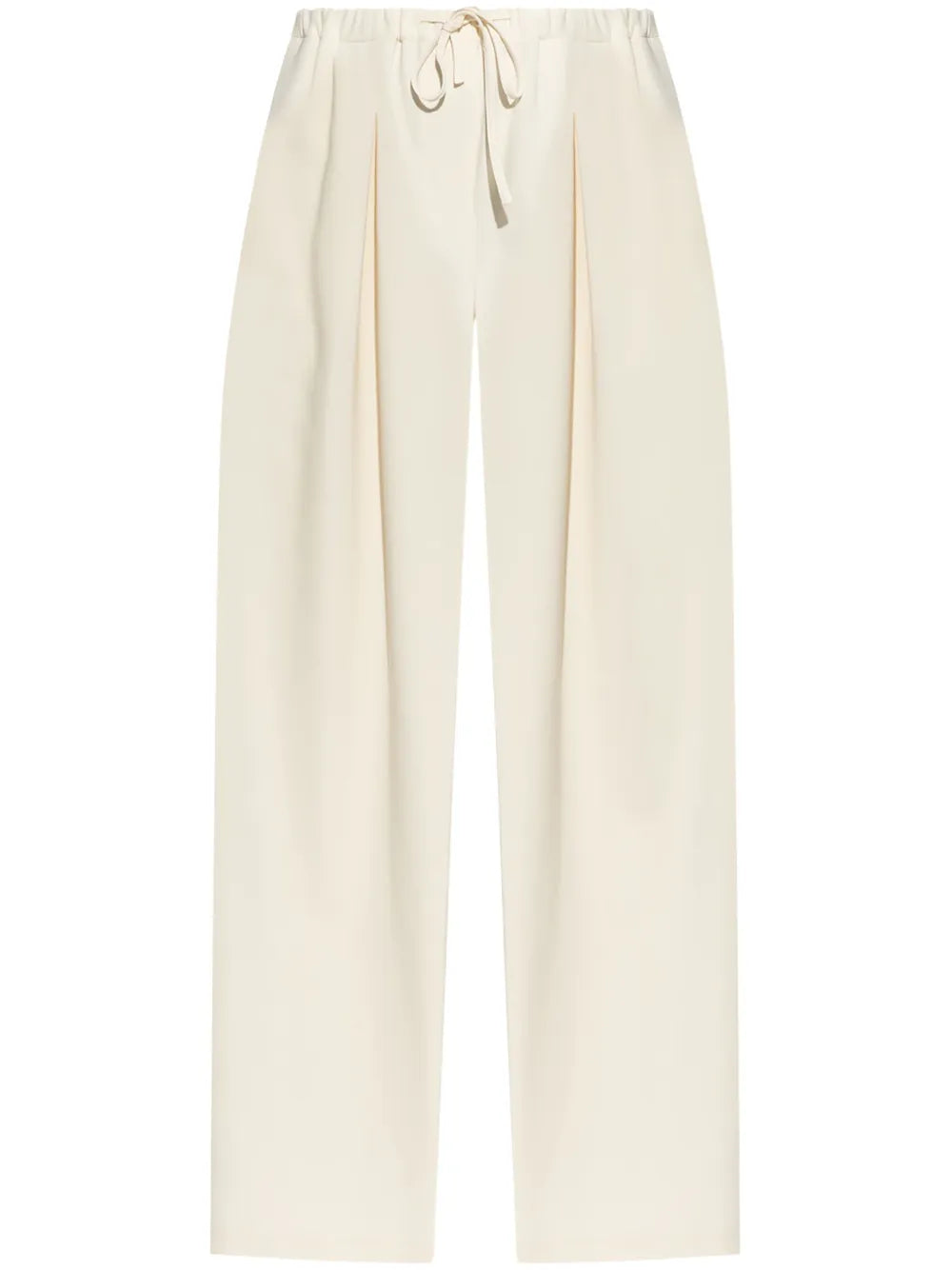 Pleated Crepe Trousers